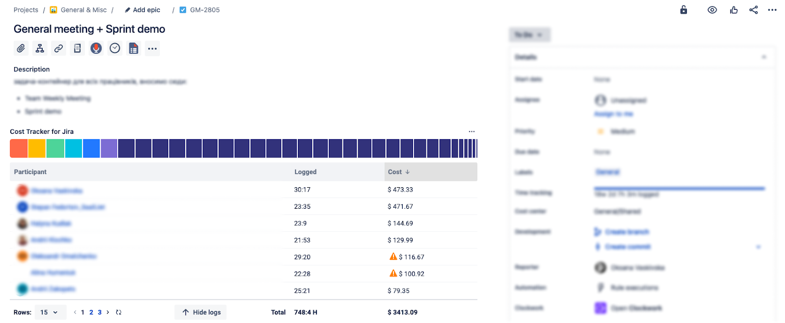 How to get your team meeting cost in Jira Atlassian Community