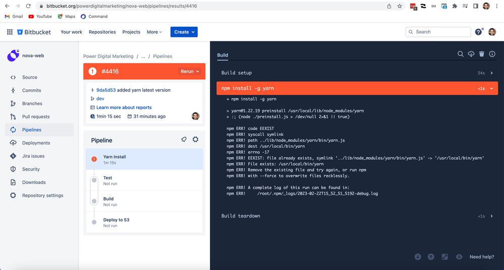 Solved How to use latest version of yarn in pipeline? npm...