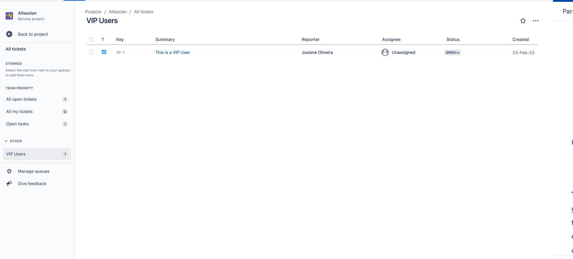 How to flag a user as VIP in your queue Atlassian Community