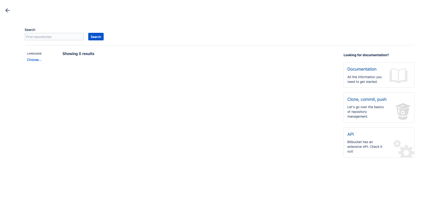 Solved: Search public repositories in Bitbucket?