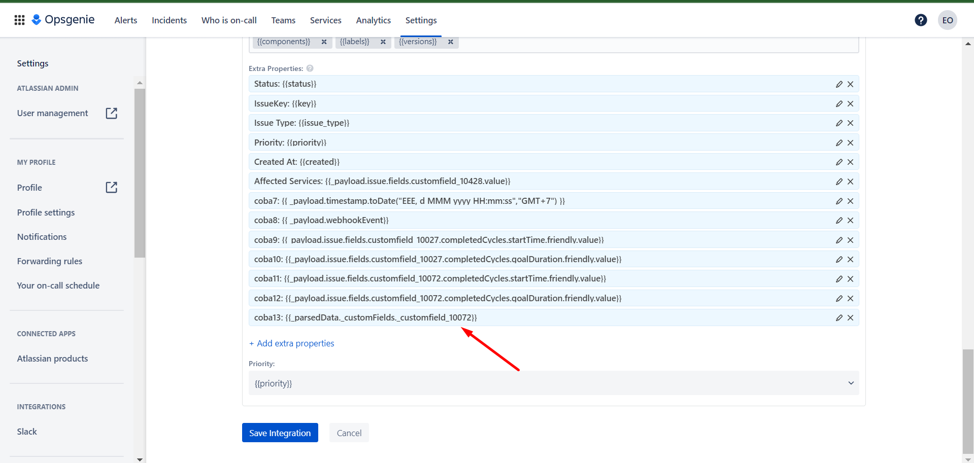 How do i get the value of this nested field in par...