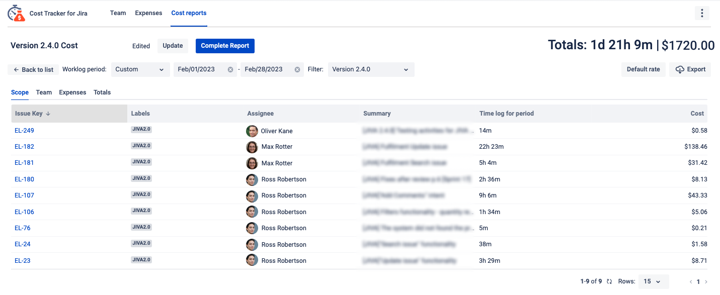 How To Calculate Version Cost In Jira Atlassian Community