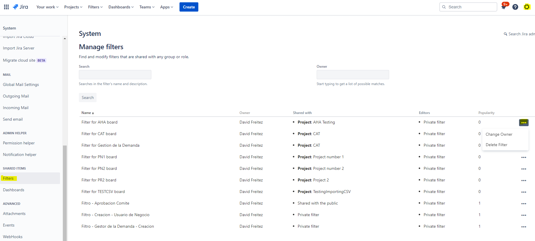 Solved Deleting Filters in Jira Cloud