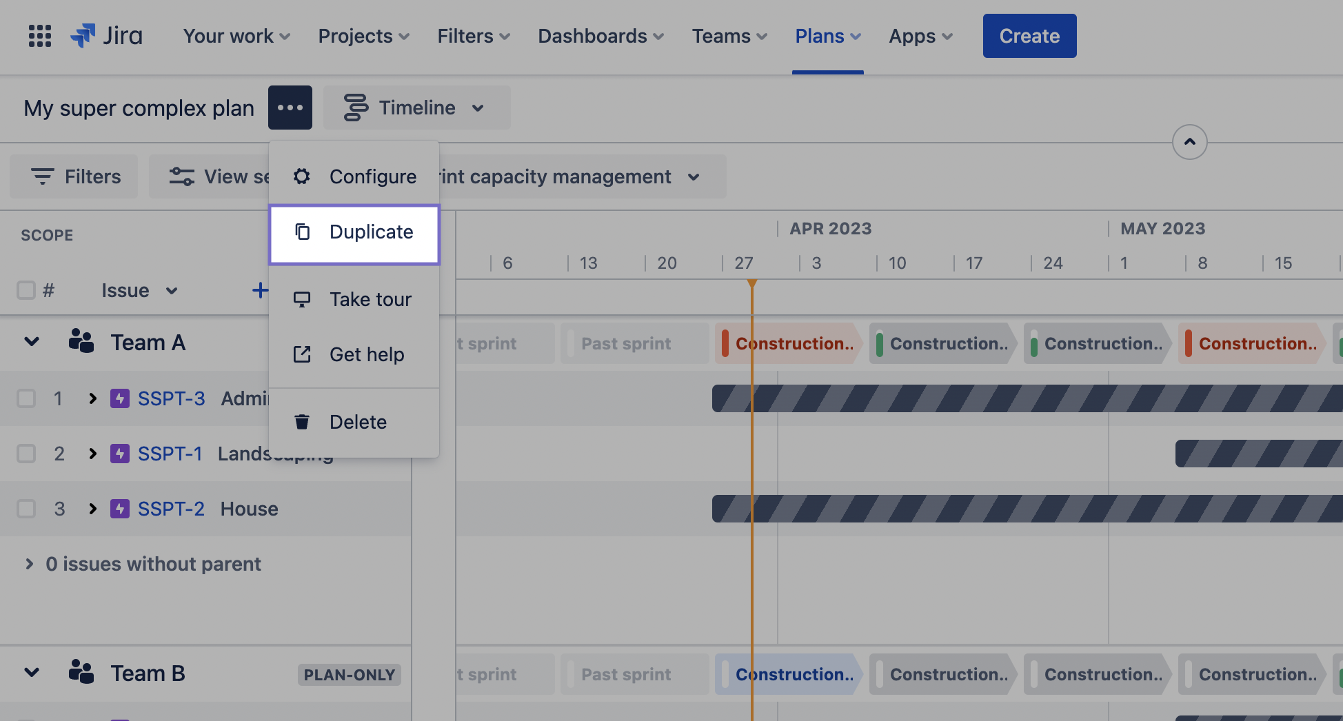 Copy Any Plan In Jira Software Advanced Roadmaps