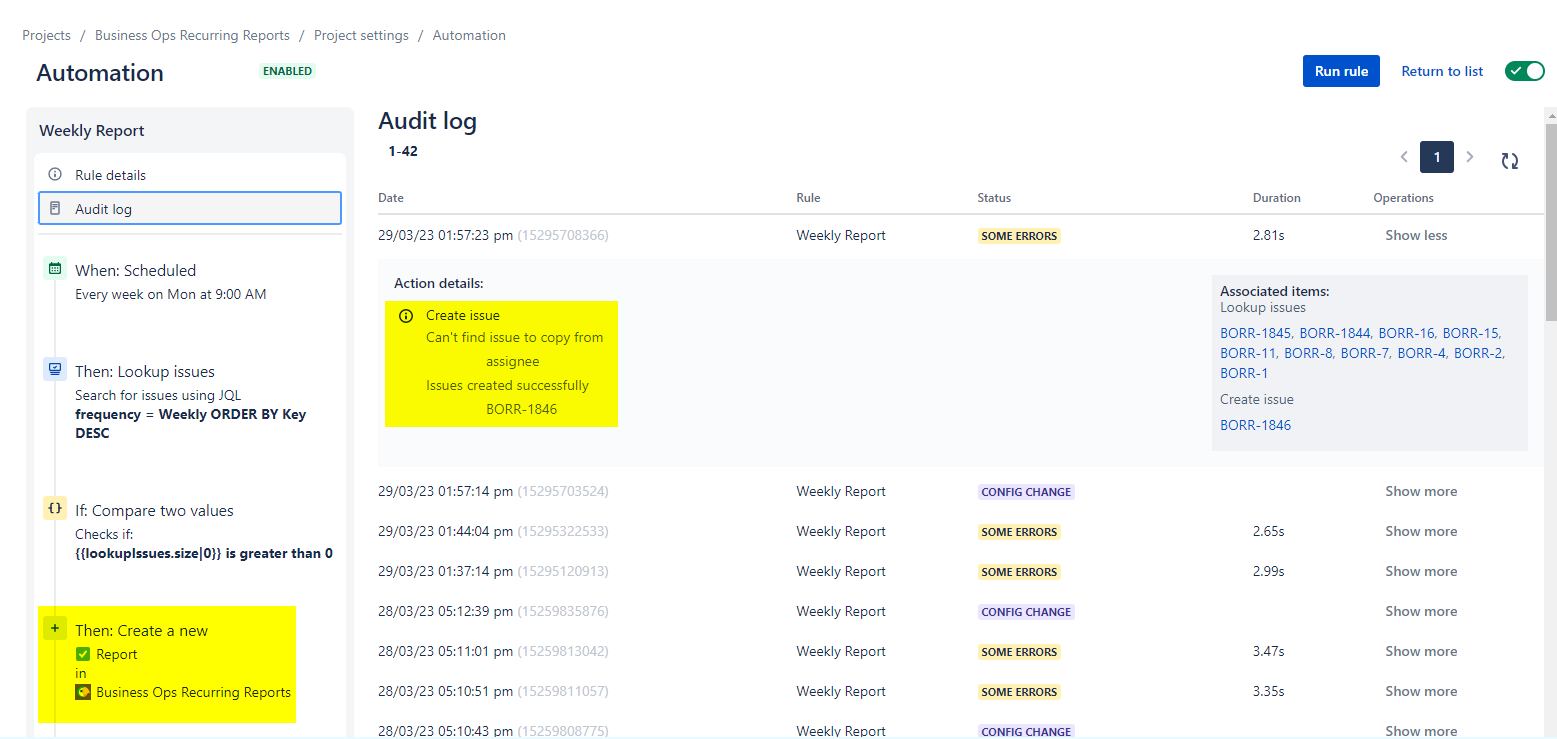 How to automatically set due date to the first day...