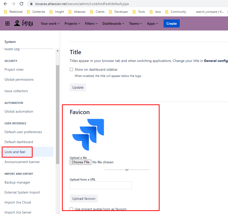 Solved i want to change the jsm help page browser icon 