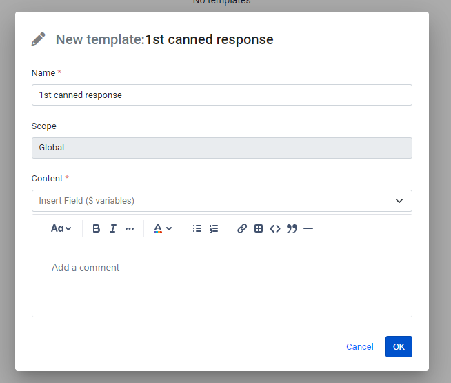 Issue Templates for Jira Cloud Create template m...