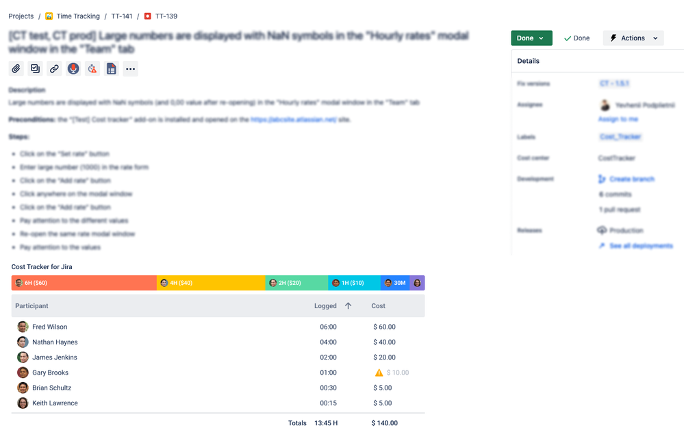 How much does one bug cost Atlassian Community