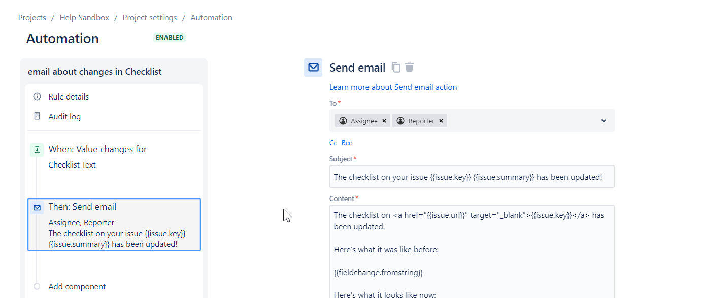 Solved Notifications in 'Issue Checklist Pro'