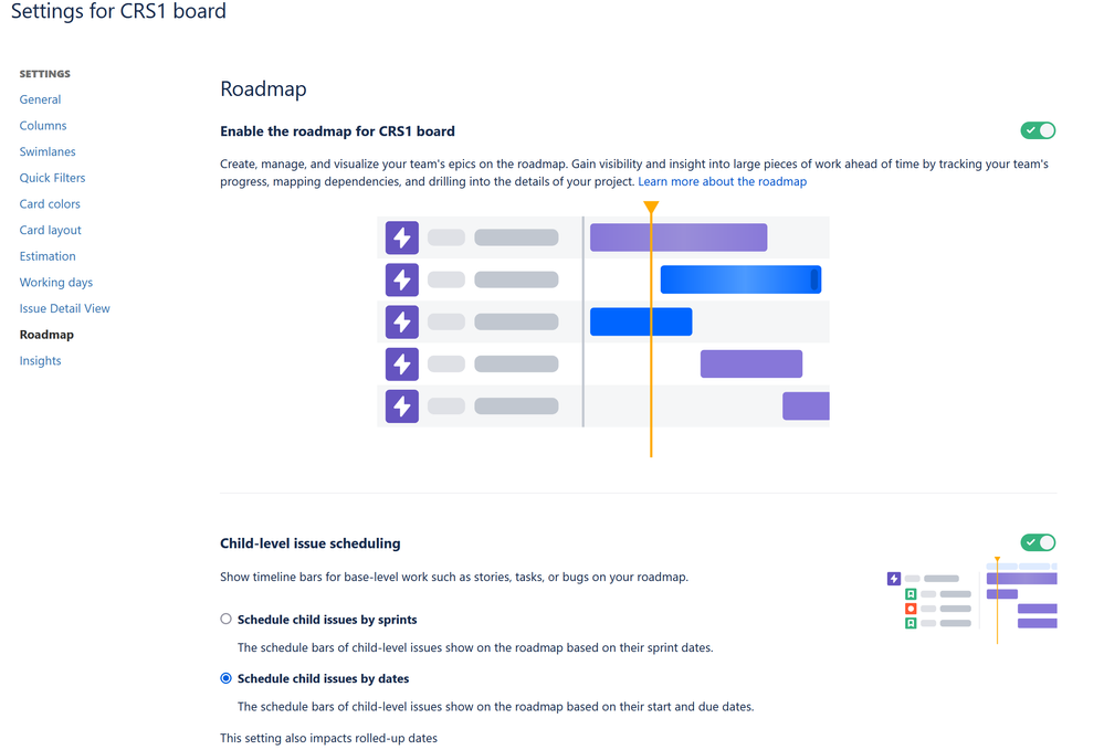 Roadmaps scheduling by child issue dates.png