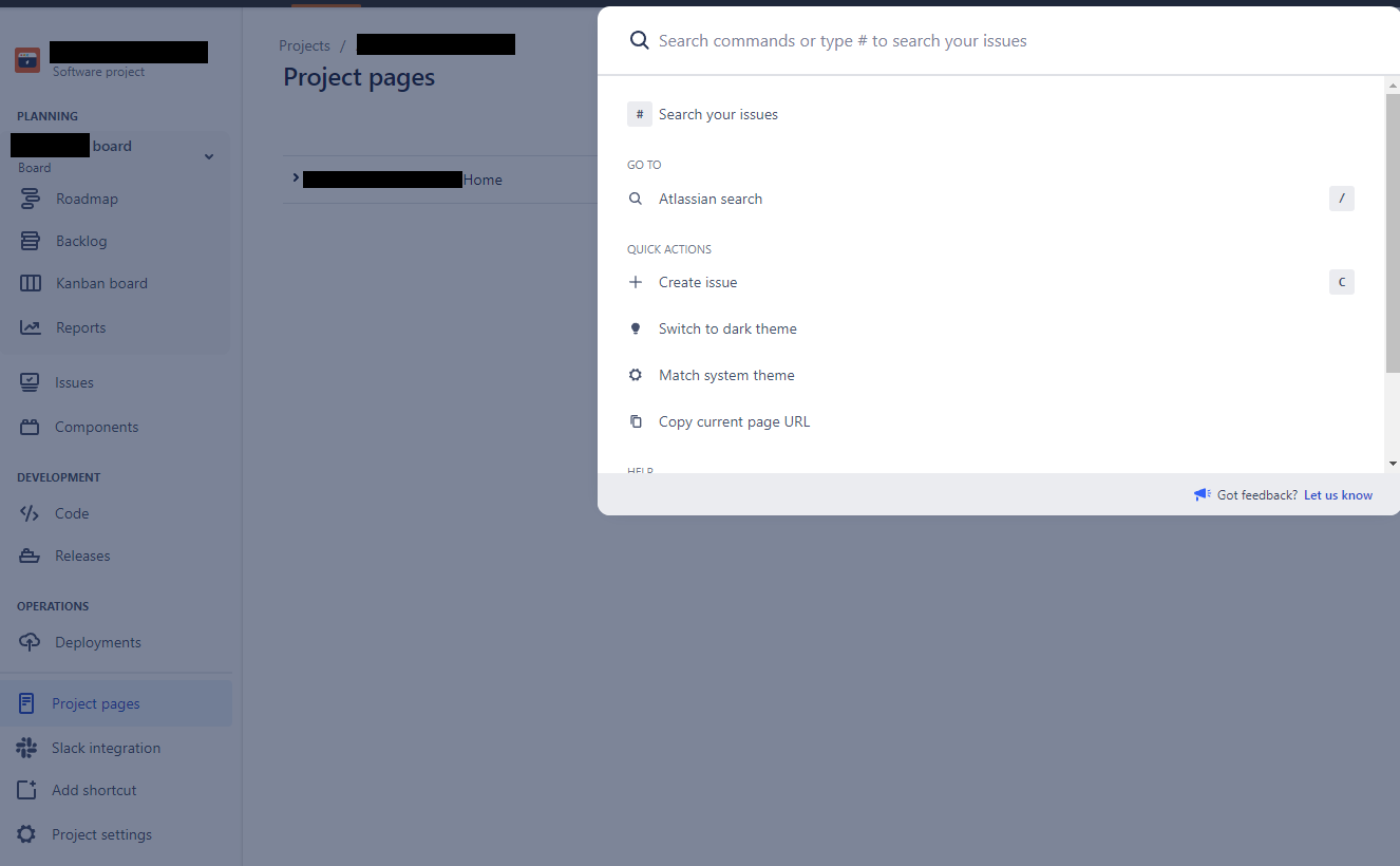 Missing "Go To" options?