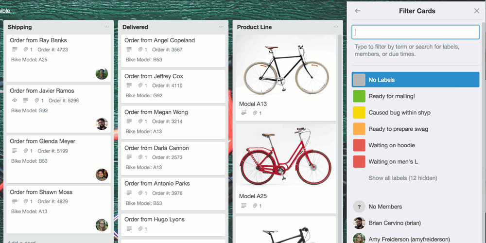 Find a trello card from custom field