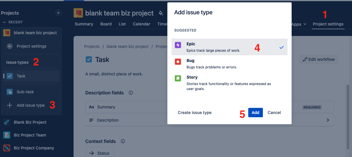 How to create parent issue in Jira work managemen...