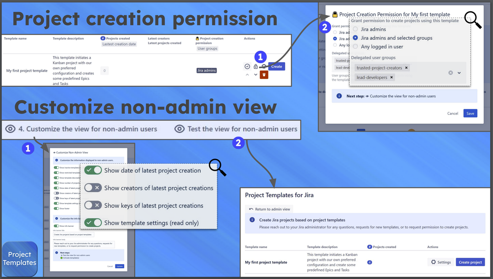 Create permision and non-admin view.PNG