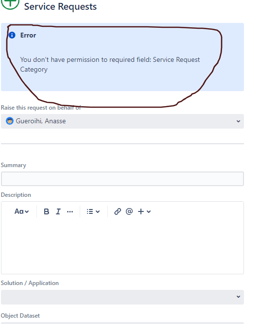 Solved Custom field not visible on a request type portal