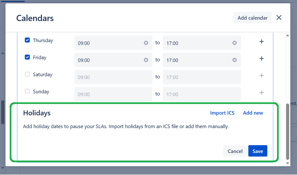 Solved: How to define bank holidays in the Calendar Jira Solved: How to define bank holidays in the Calendar Jira