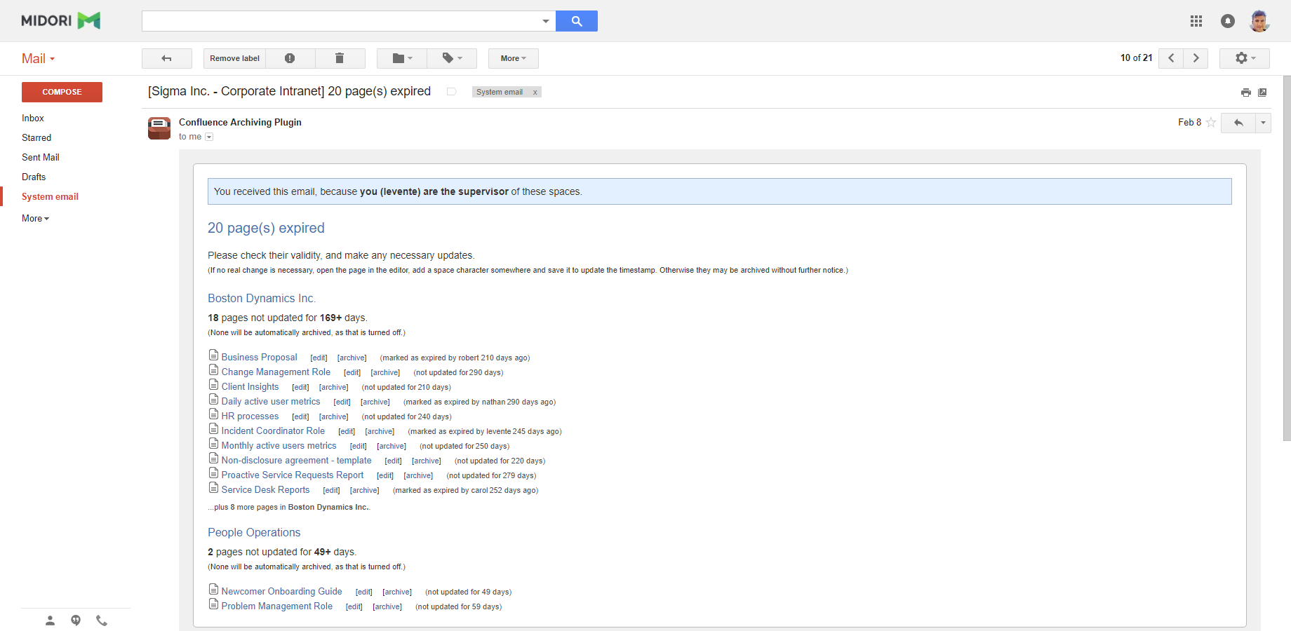 Solved How to send an auto email reminder to someone that...