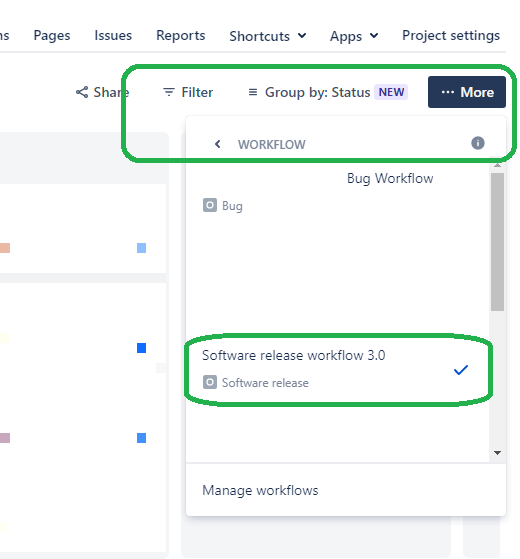 Solved Two different Creation Status based on Issue Type