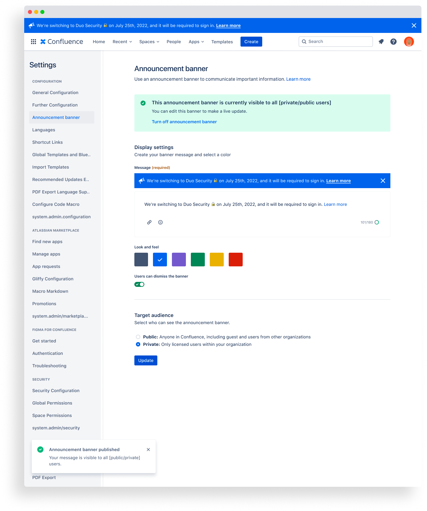 Calling all admins 📣 this announcement (banner) Atlassian Community