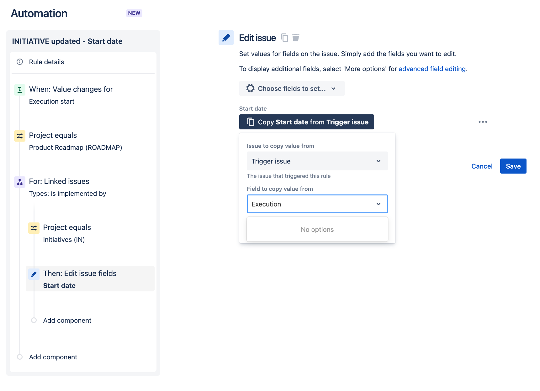 Automatically update date fields between team-mana...