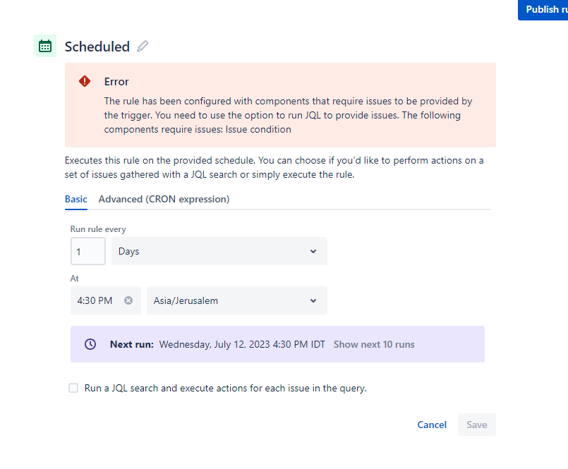 How to create an email notification with a list of...
