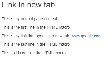 Solved Confluence Hyperlink Which Open A New Tab Or A New
