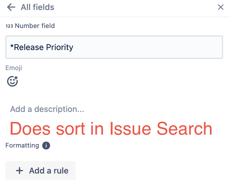 Number sorting not working in Advanced Search