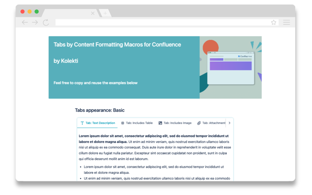 How to create tabs in Confluence Atlassian Community