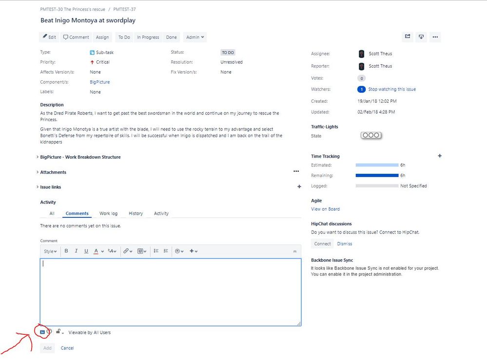 Solved Is it possible to have a "preview" in Jira comment...