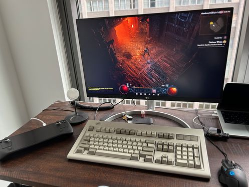 How to Optimize Your Workspace with an Ultrawide Monitor and Multi-System  keyboard and Mouse 