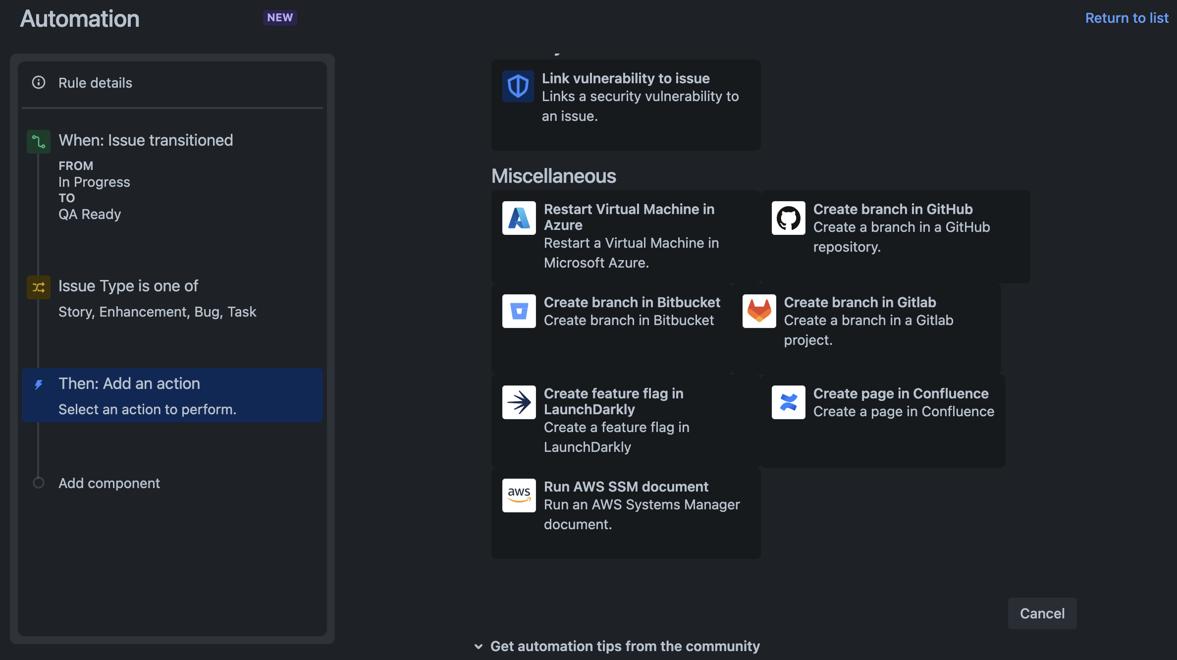 Solved Jira Automation Any way to create a pull request