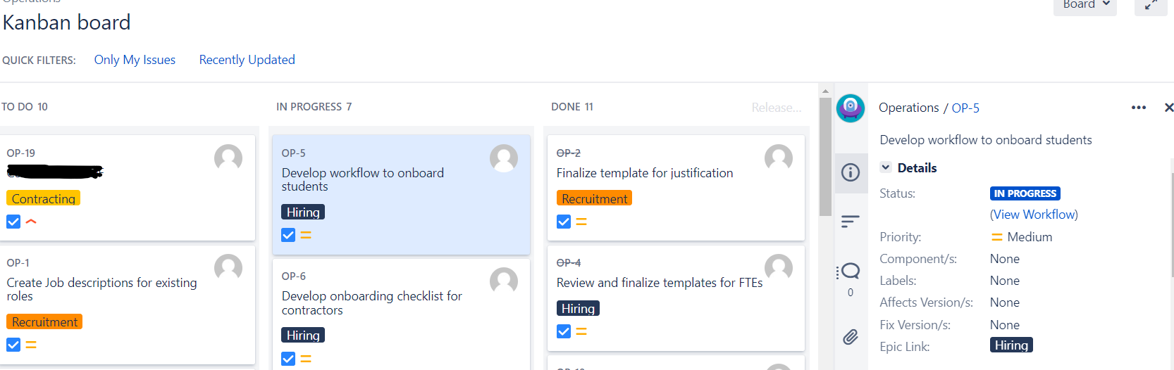 Solved How can I add a quick filter to filter by epics
