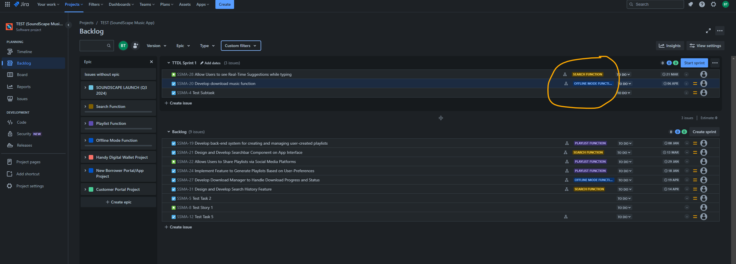 Epics not shown in Issues Filter even when they ar...