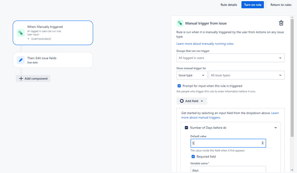 Solved: Add due date automatically based on start date