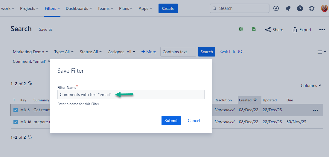 How to search comments in Jira without JQL Atlassian Community