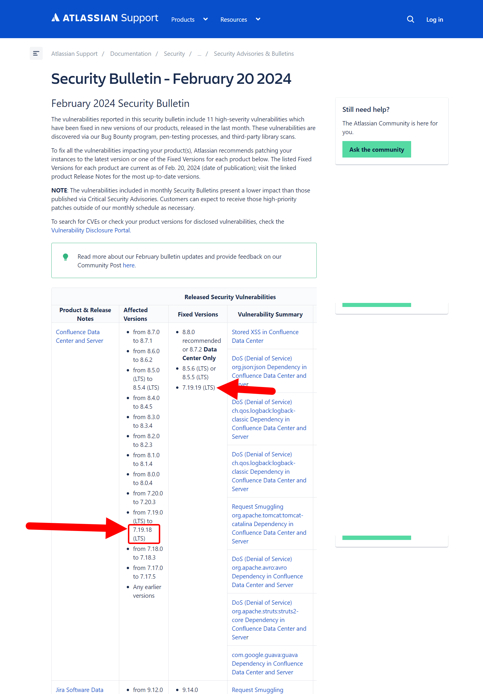 Security Bulletin Updates For February 2024 - Seek...