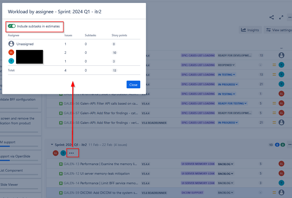 Include subtask in estimates.png