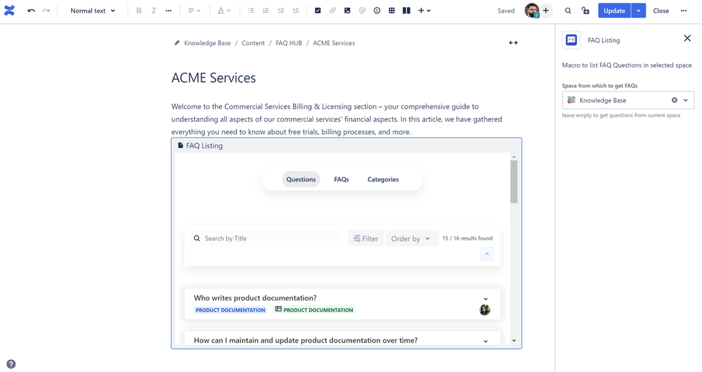 7 Tips to build great FAQ sections in Confluence