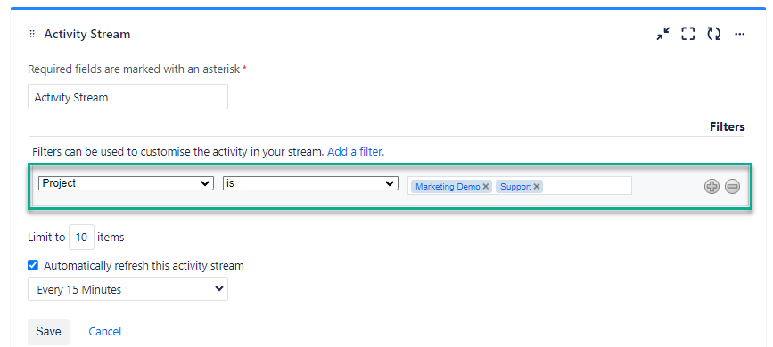 Activities stream gadget filters in jira.png