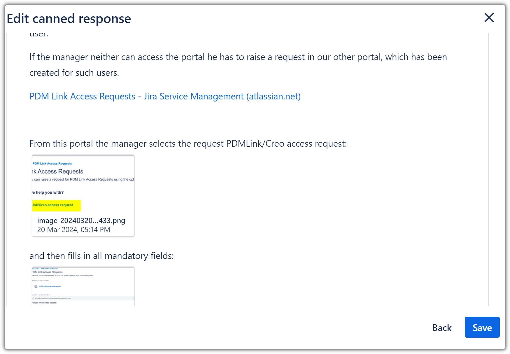 Solved Jira Canned Response How to Add Attachment?