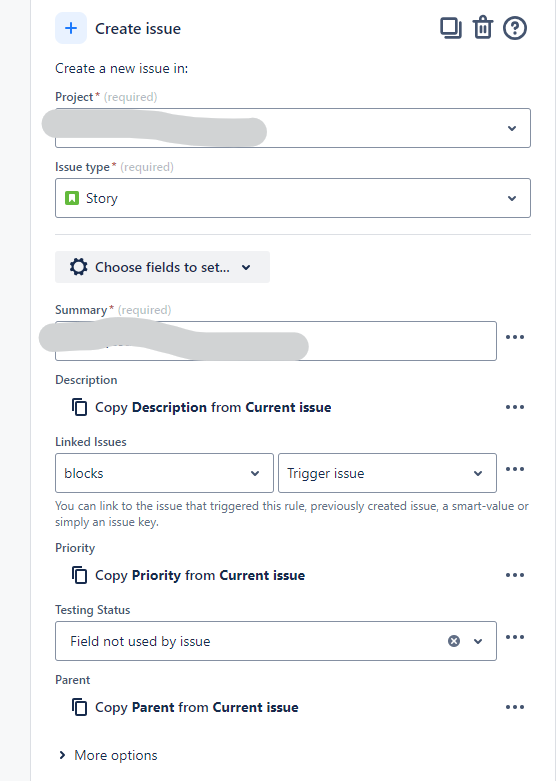 Automation - Transition Linked Issue From Manual A