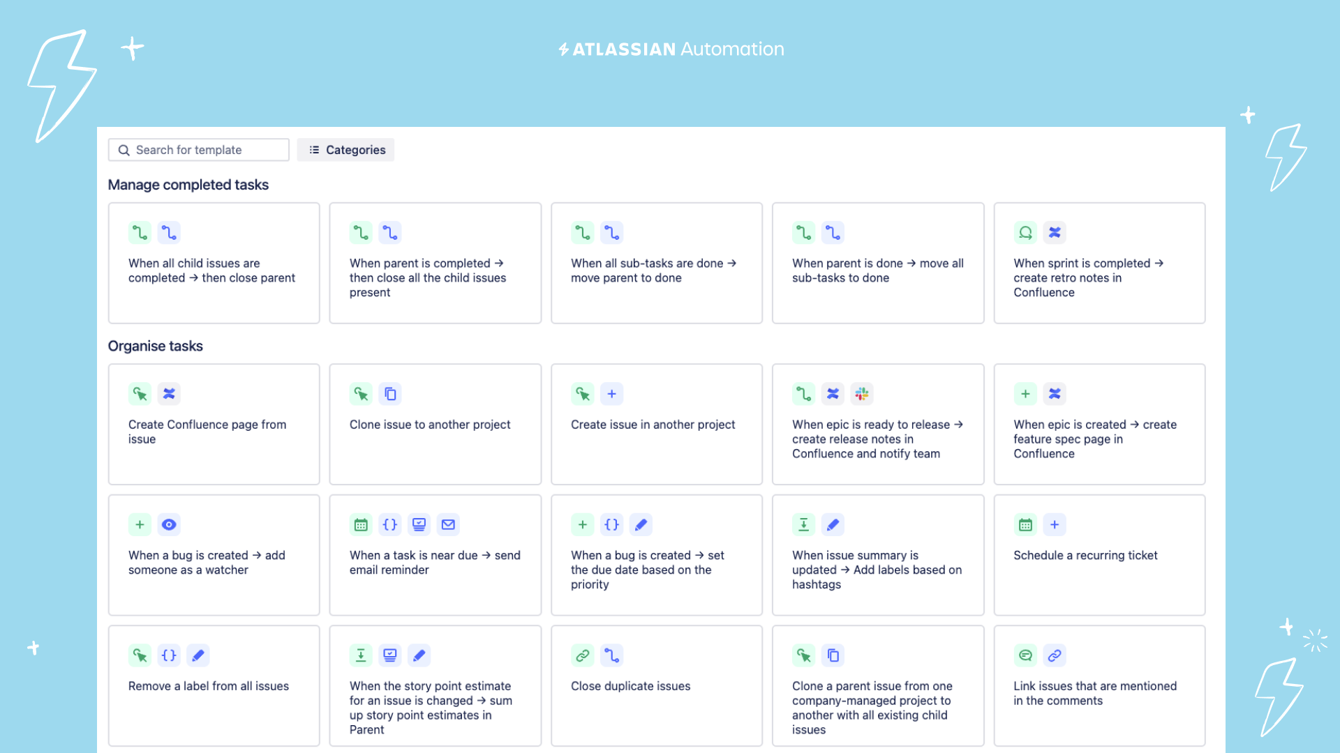 Improving Automation: New Template Categories, Search and Filtering for ...