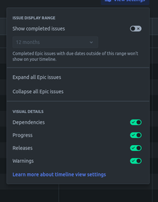 Is It Possible To Customize The Epic Timeline Thro