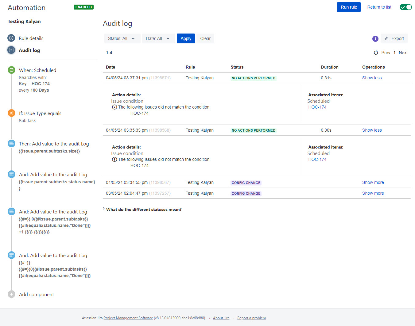 Solved: Jira Automation: How To Make Story Status Change B...