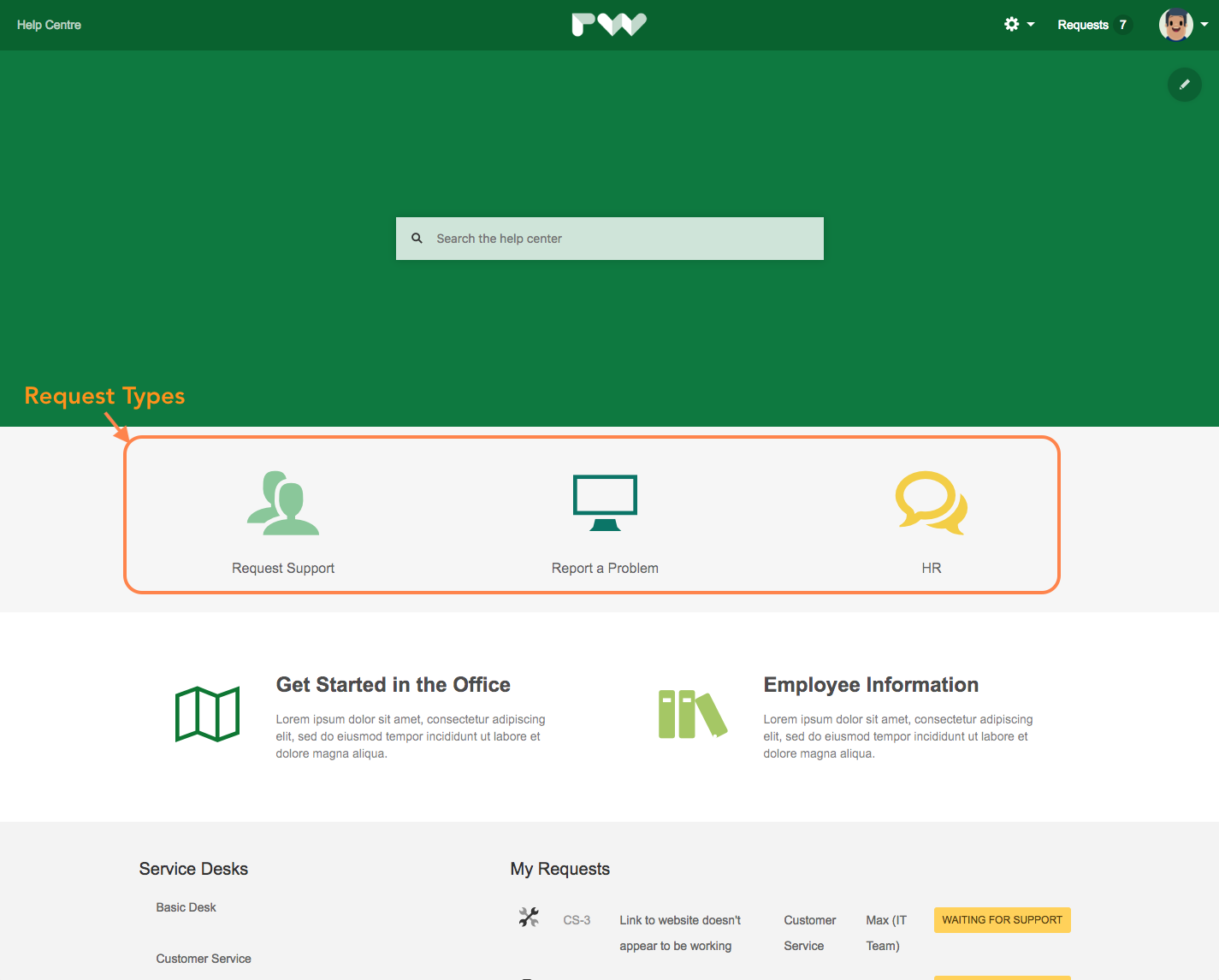 Solved Service Desk Customer Portal Customization