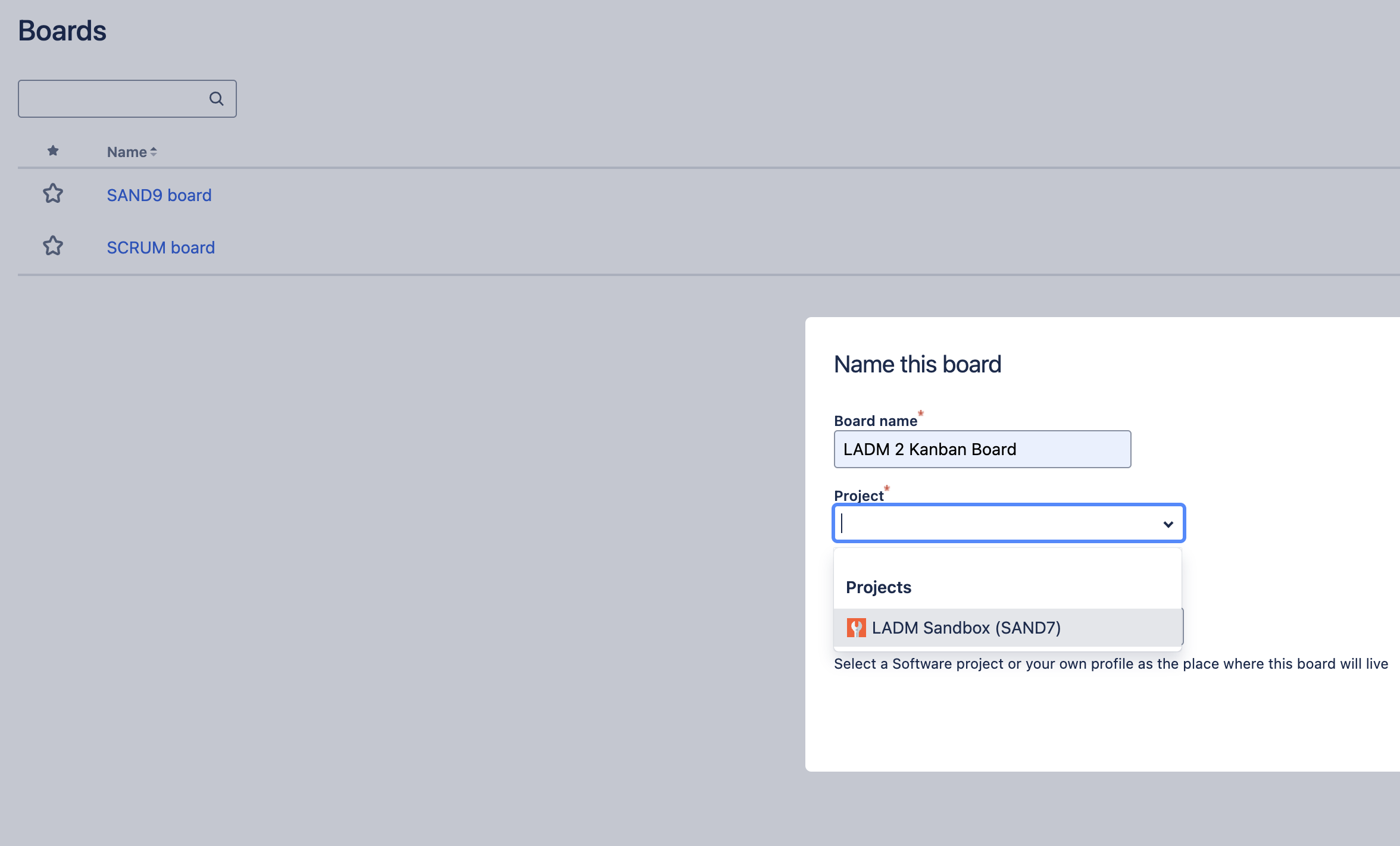 How to add kanban board to existing scrum project