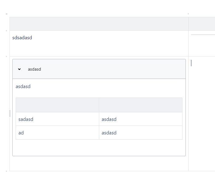 Nested tables in Confluence Cloud