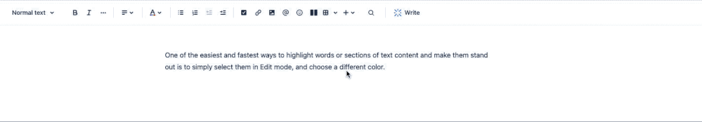 Select Text and Change Color.GIF