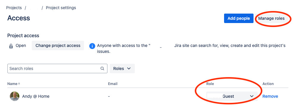 How to give a guest access to one Jira project onl