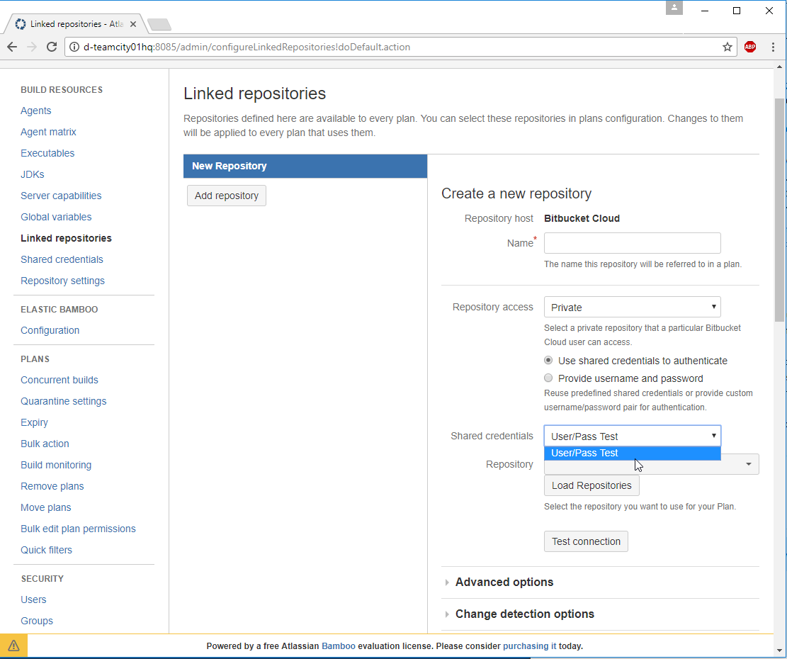 Can Bamboo Server Link To A BitBucket Cloud Reposi...